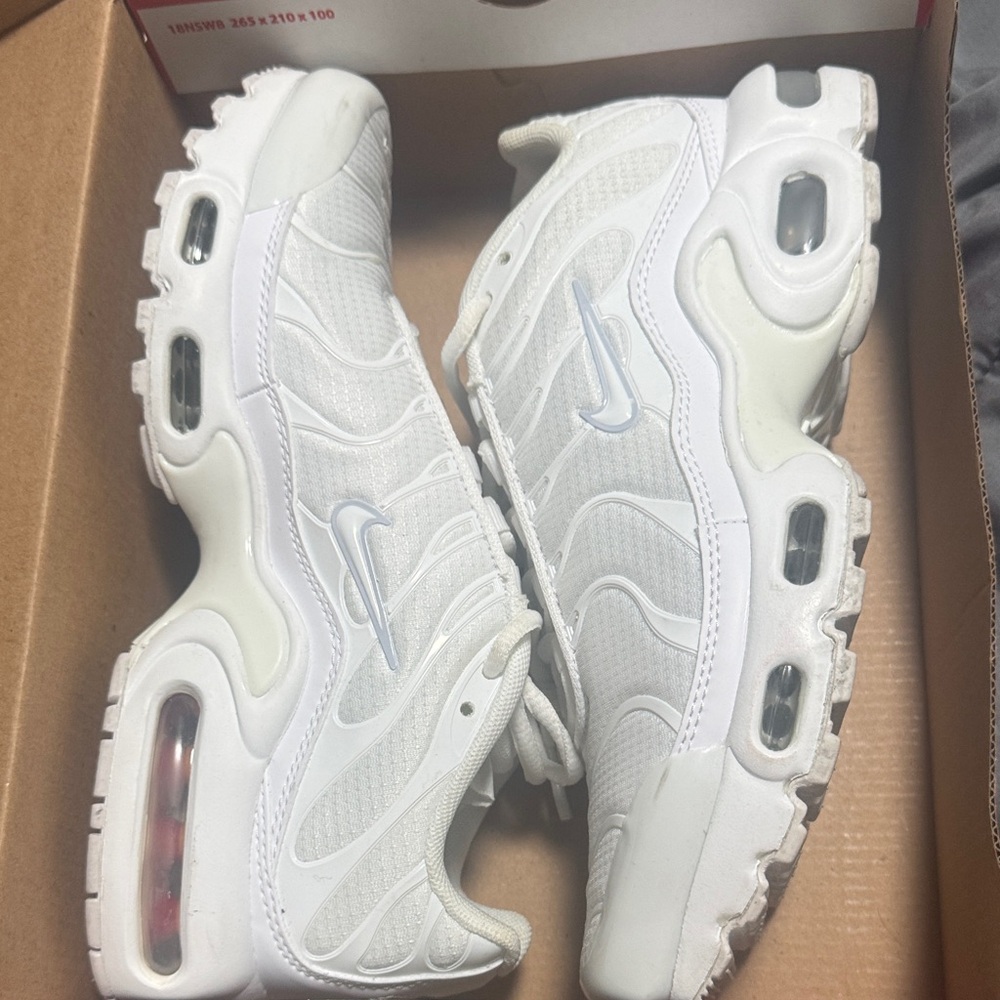 Nike White Air Max Plus Sneakers